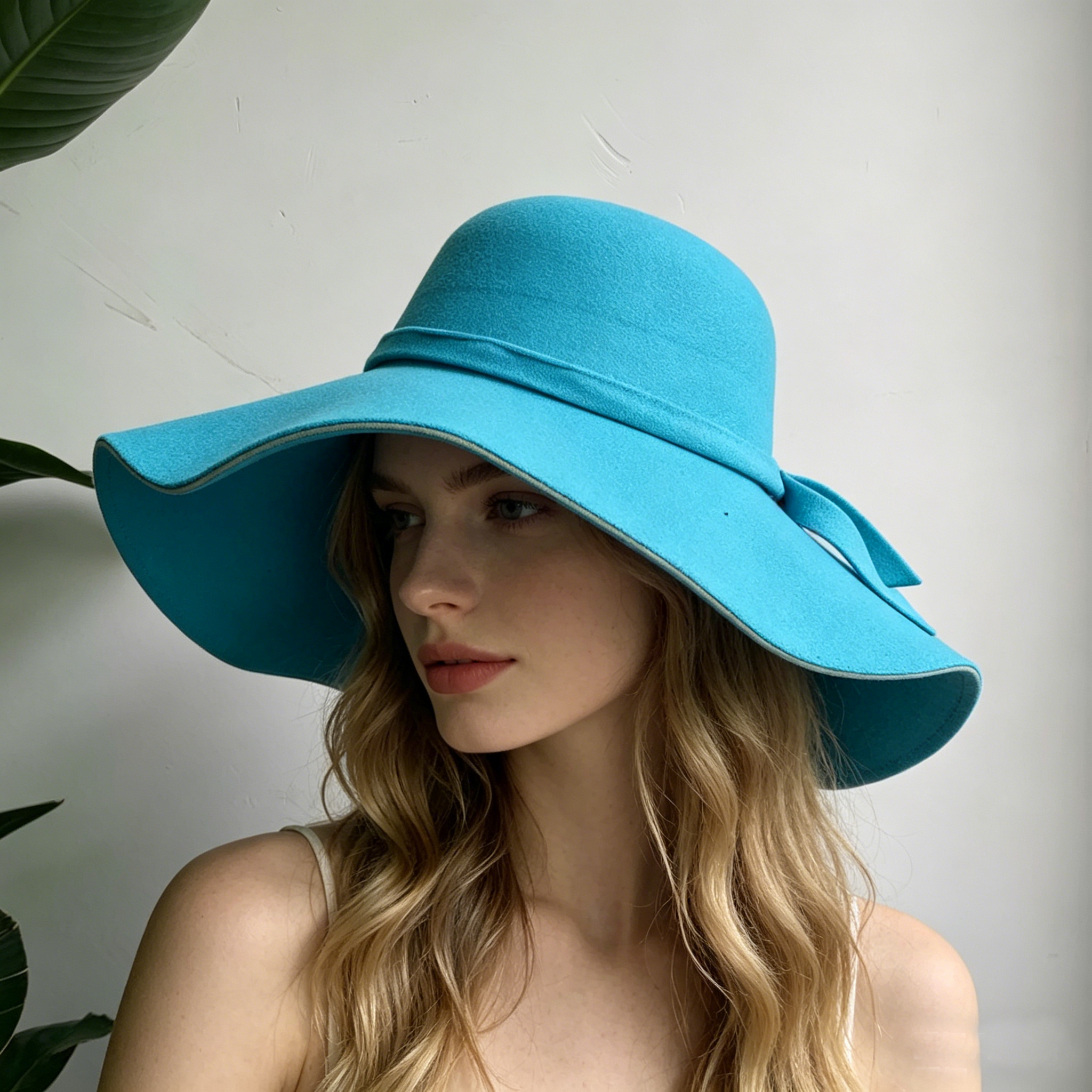 Women Fedora Hat Vintage Lady  - огляд і ціна Hat Floppy Wide