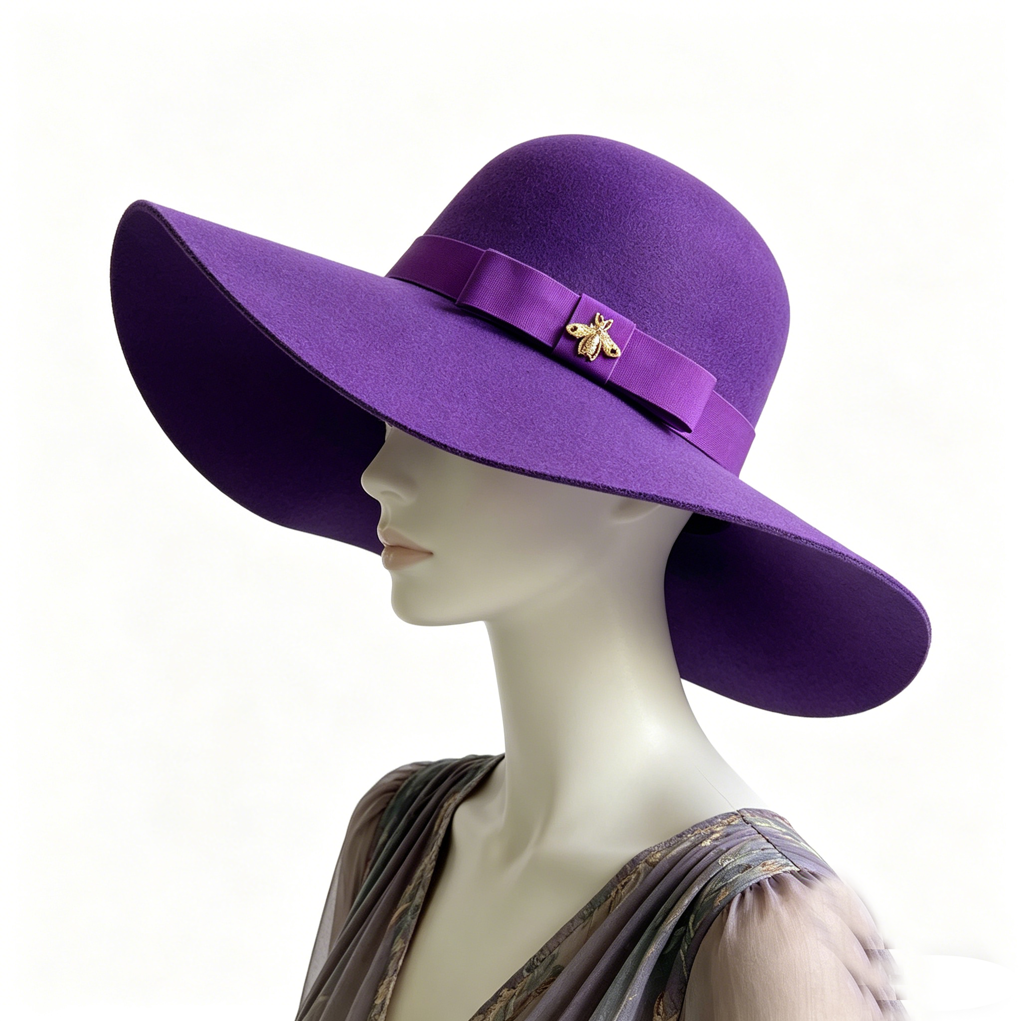 Women Fedora Hat Vintage Lady  - огляд і ціна Hat Floppy Wide