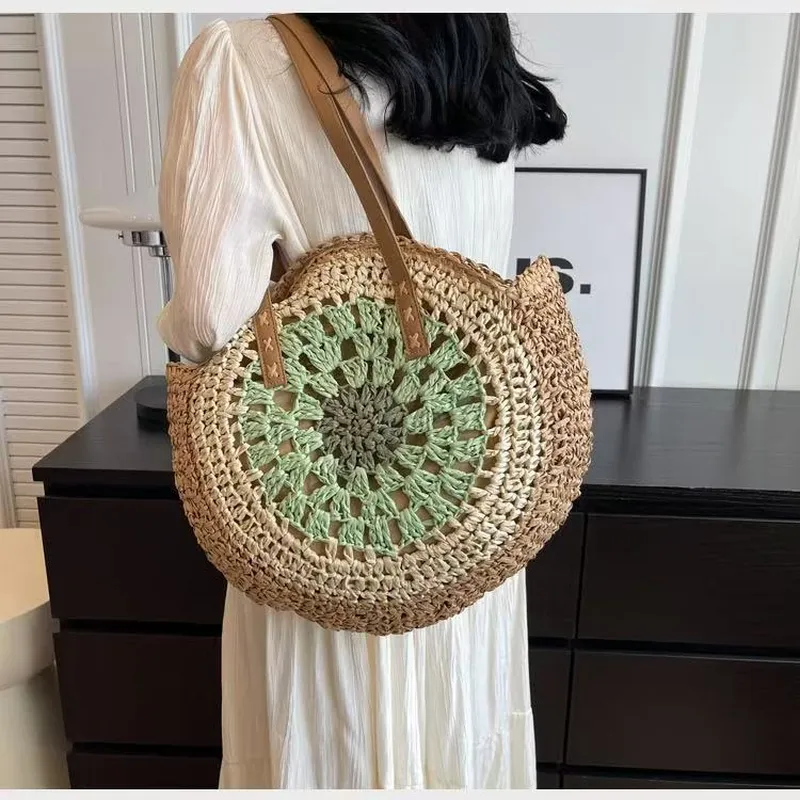 Straw Beach Tote Bag Handwoven - огляд і ціна Tote Bag Beach