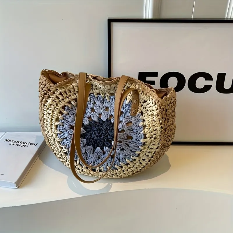 Straw Beach Tote Bag Handwoven - огляд і ціна Tote Bag Beach