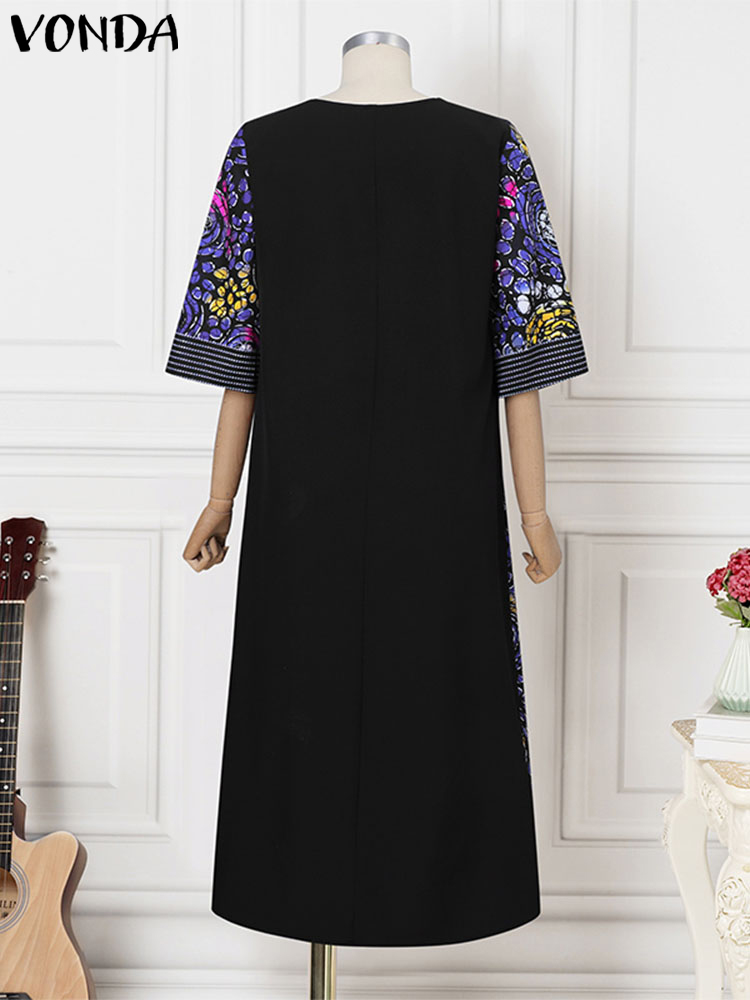 Plus Size Women Long Dress 202 - огляд і ціна Romper Floral Print