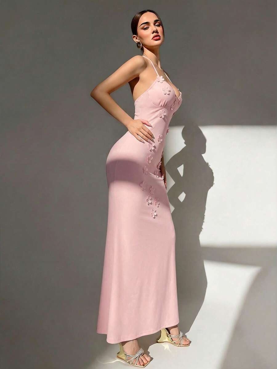 Womens Sexy Y2K Micro Cup Fron - огляд і ціна Maxi Dress Halter