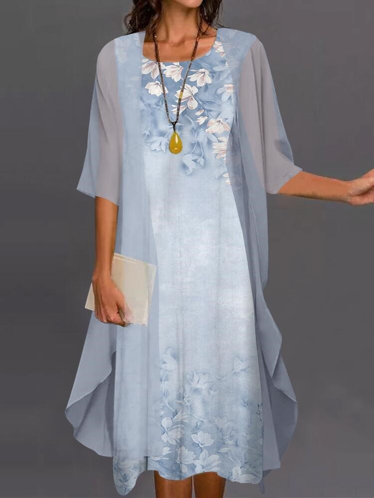 Summer Elegant Dress Two-piece - огляд і ціна Romper Floral Print