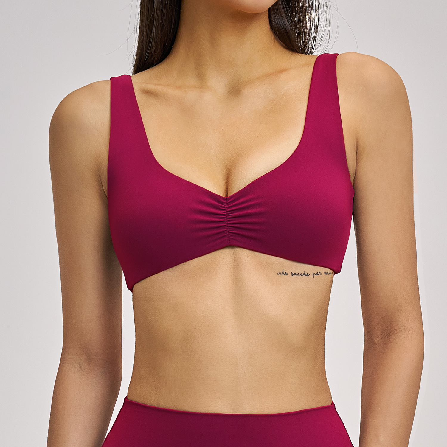Sports Bra Women Top Push Up F - огляд і ціна Bralette Triangle Set