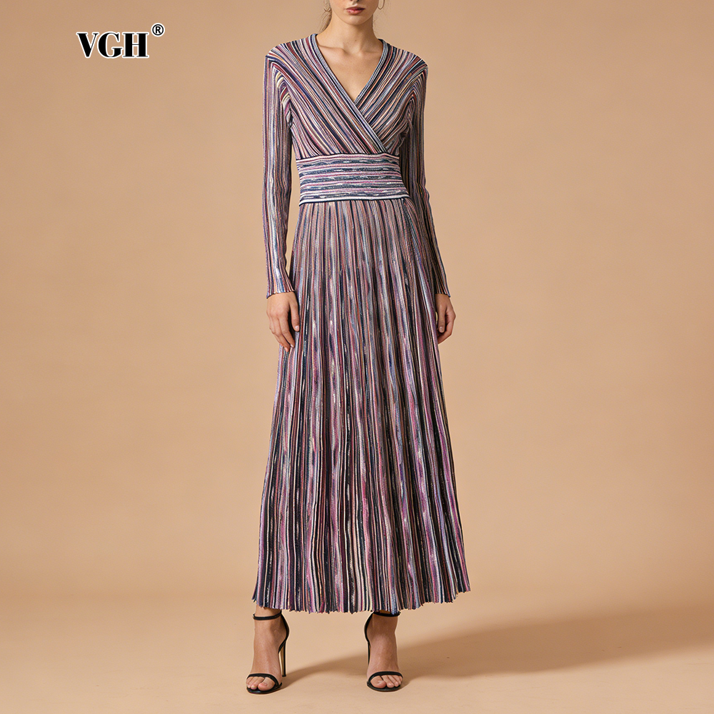 VGH Casual Commute Striped Kni - огляд і ціна Linen Dress Wrap