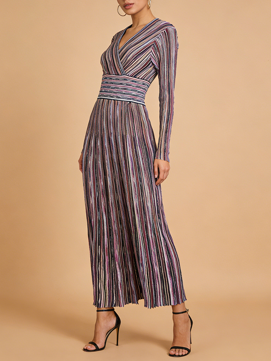 VGH Casual Commute Striped Kni - огляд і ціна Linen Dress Wrap