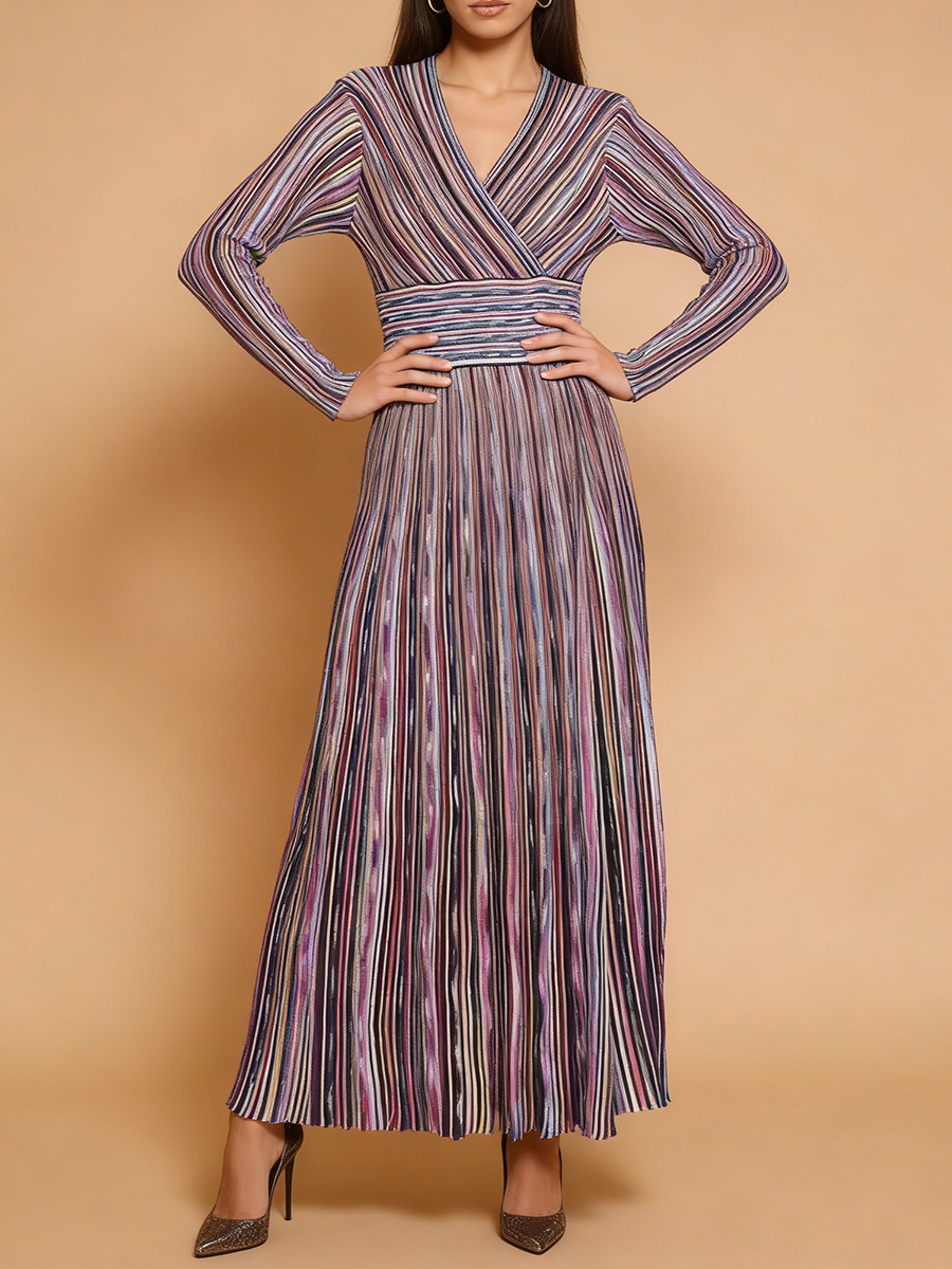 VGH Casual Commute Striped Kni - огляд і ціна Linen Dress Wrap