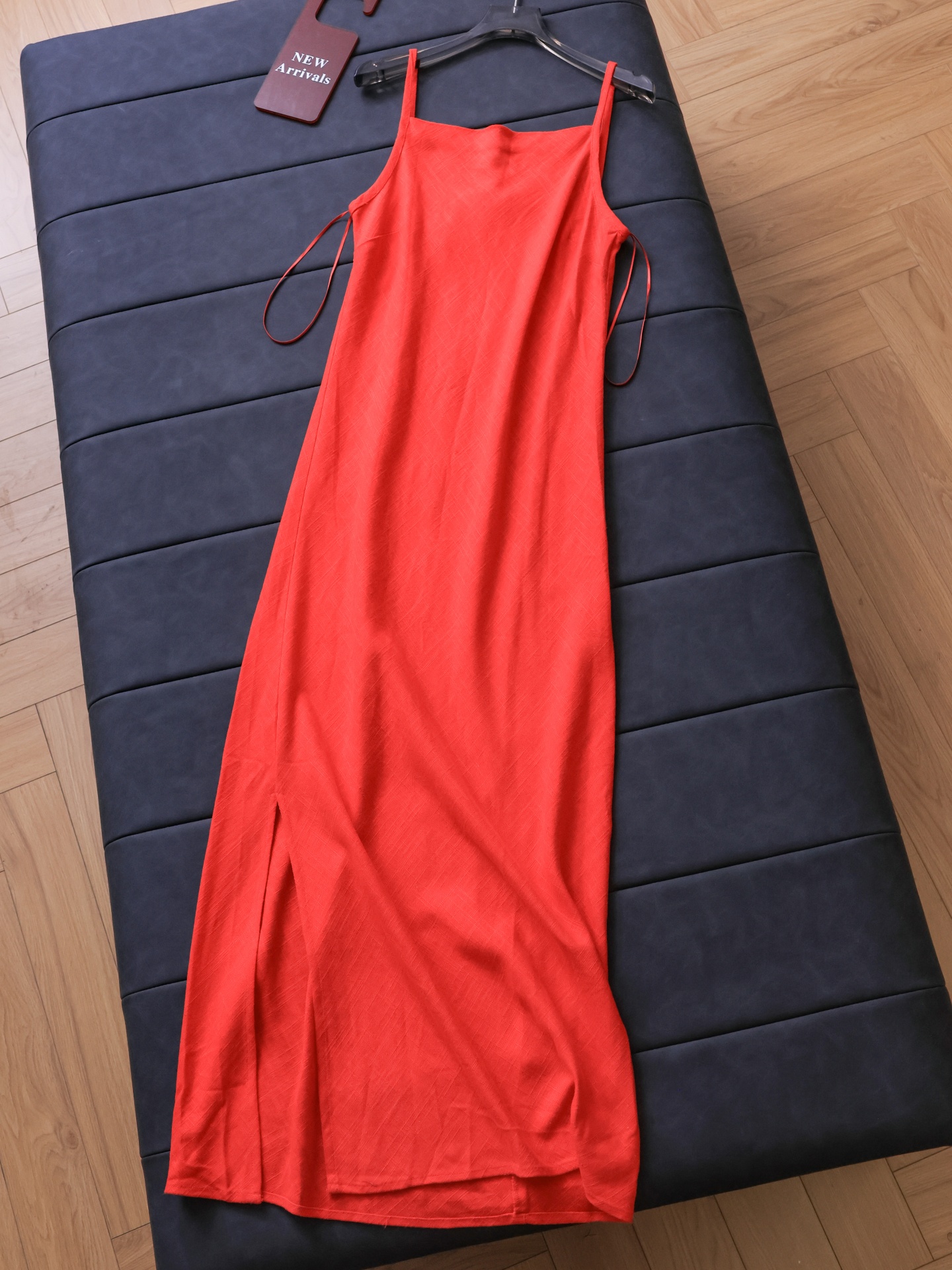 Linen Blend Slim Fit Side Slit - огляд і ціна Linen Dress Wrap