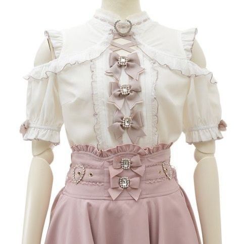 Sweet Cute Girls Short Sleeve  - огляд і ціна Blouse Off Shoulder