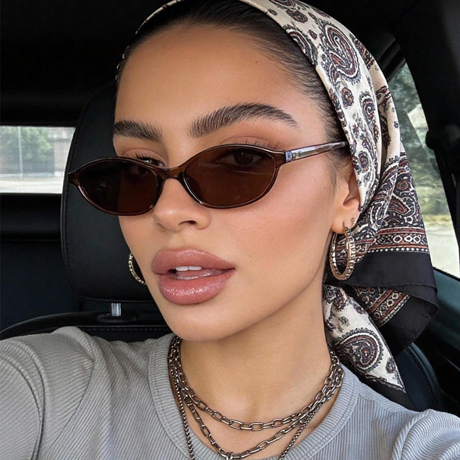 Fashion Oval Simple Literary S - огляд і ціна Sunglasses Cat Eye