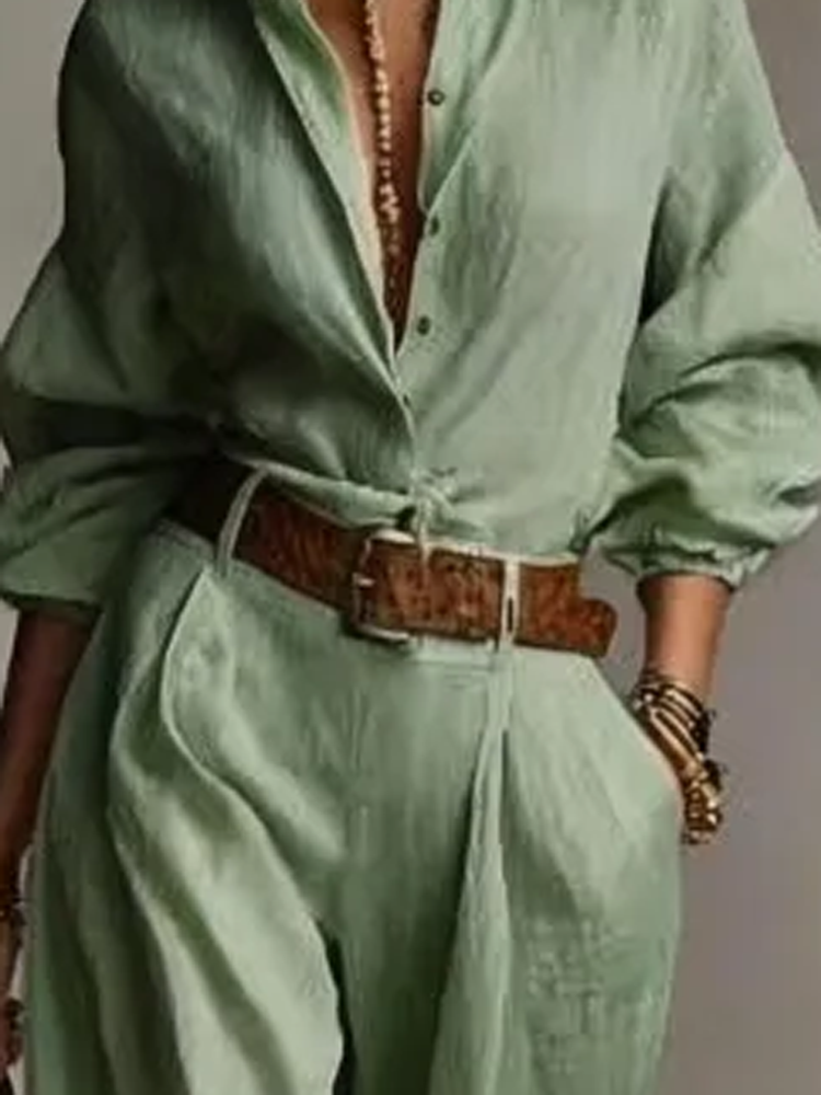 Spring Summer Temperament Soli - огляд і ціна Linen Pant Wide