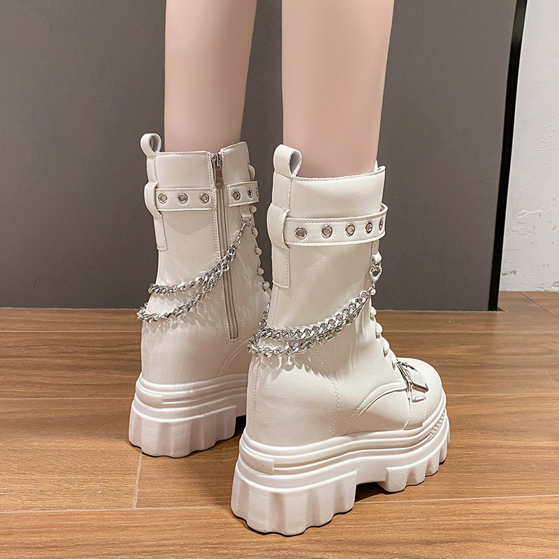 Autumn Thick Heel Ankle Boots  - огляд і ціна Wedge Espadrille Women