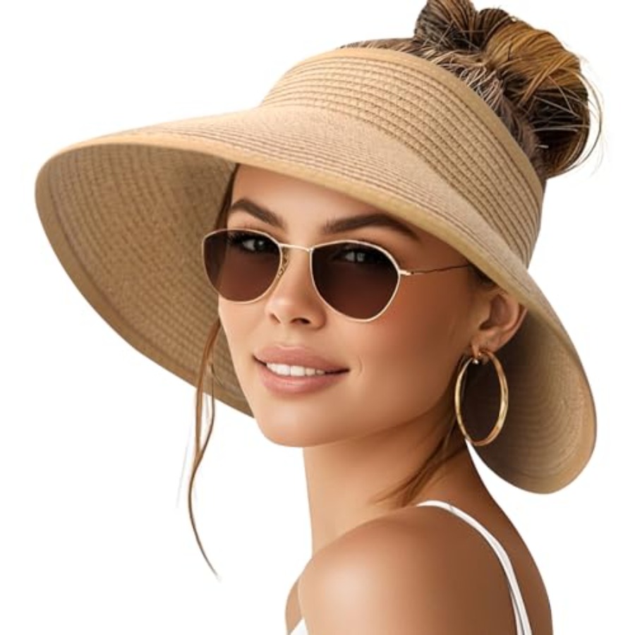 Sun Visor Hats for Women Wide  - огляд і ціна Hat Floppy Wide