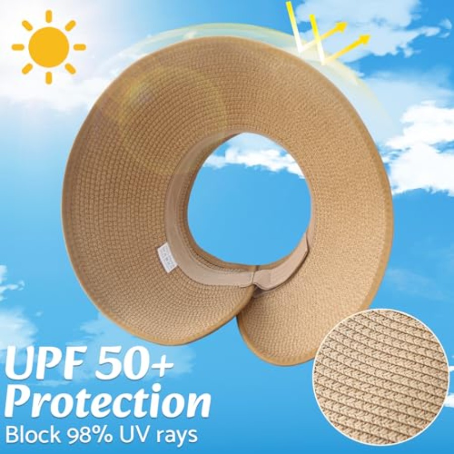 Sun Visor Hats for Women Wide  - огляд і ціна Hat Floppy Wide