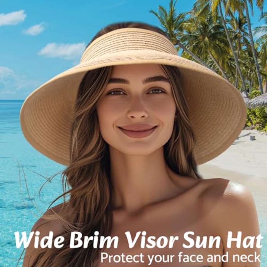 Sun Visor Hats for Women Wide  - огляд і ціна Hat Floppy Wide