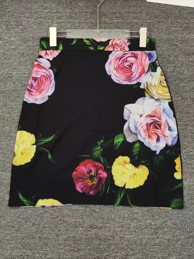 Retro flower print long-sleeve - огляд і ціна Romper Floral Print