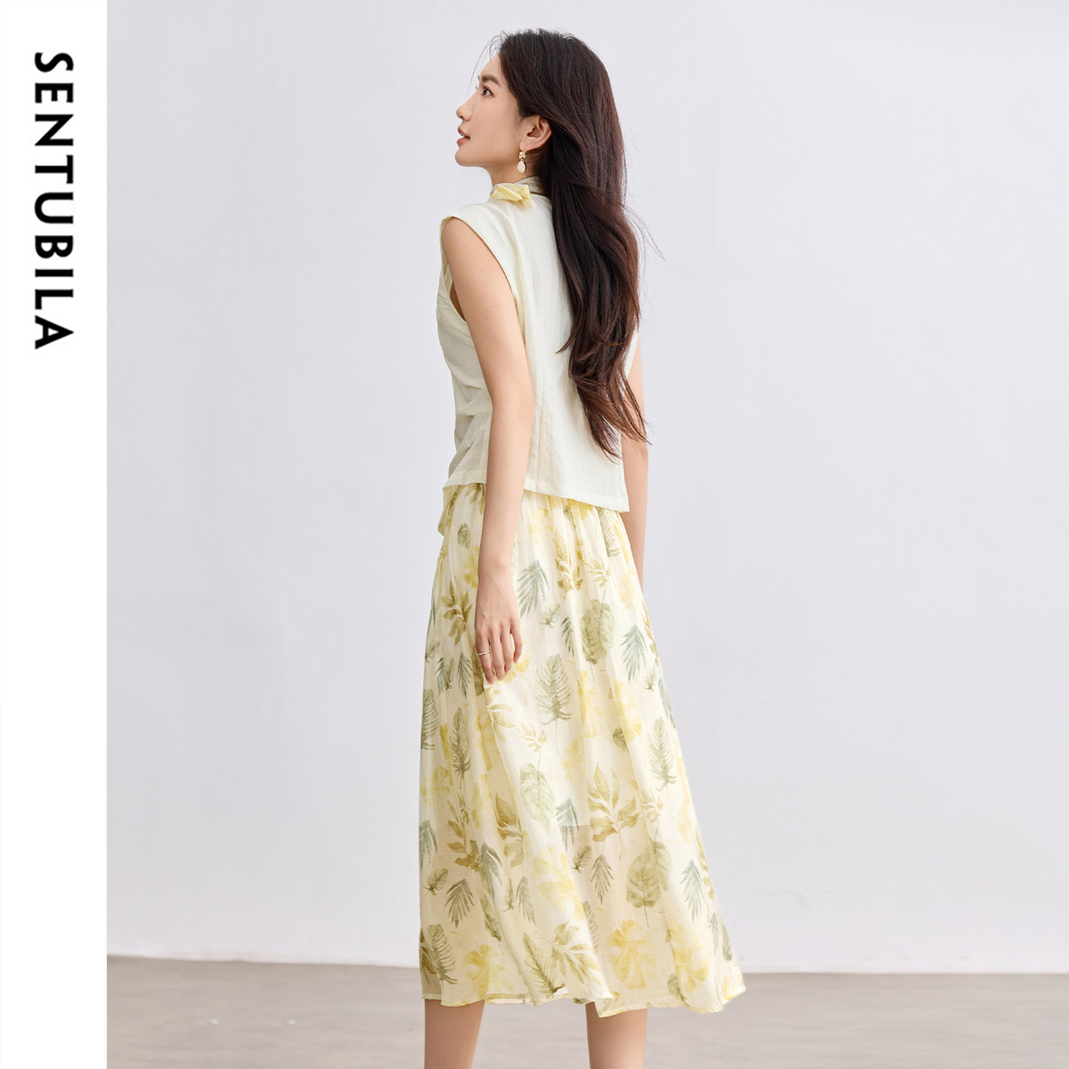 SENTUBILA Elegant Skirt Holida - огляд і ціна Midi Skirt Floral