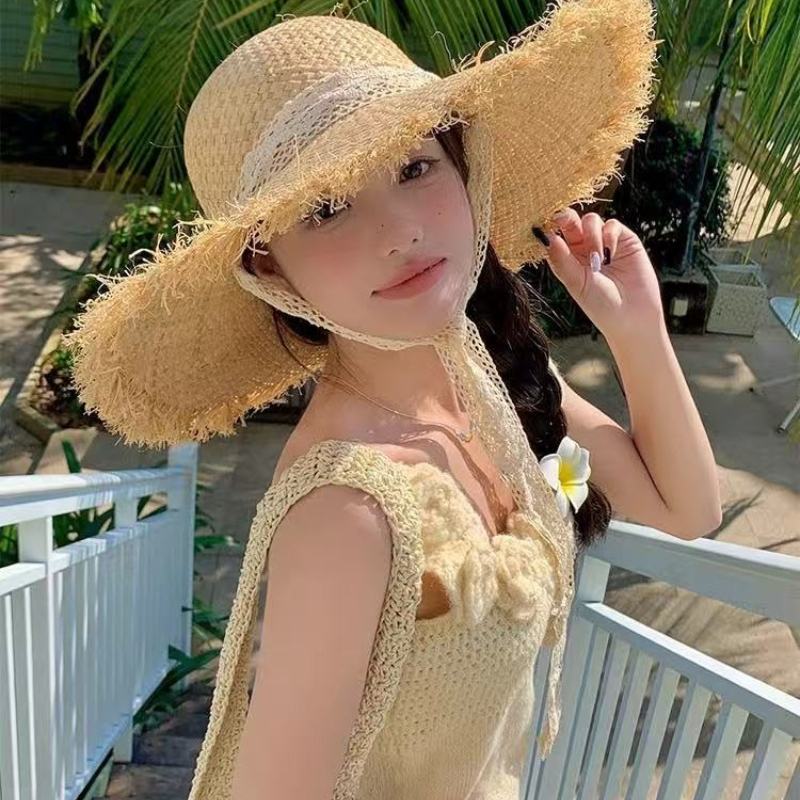 Women Raffia Straw Sun Hat Wid - огляд і ціна Hat Floppy Wide