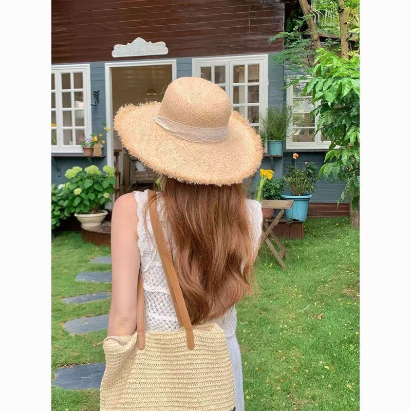 Women Raffia Straw Sun Hat Wid - огляд і ціна Hat Floppy Wide
