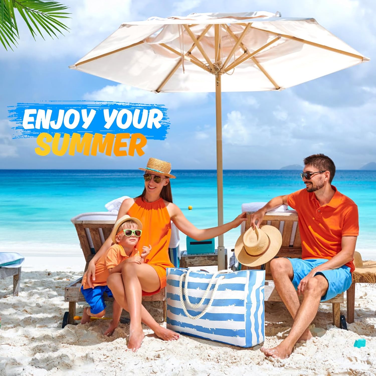 Large Beach Bag for Women & Me - огляд і ціна Tote Bag Beach
