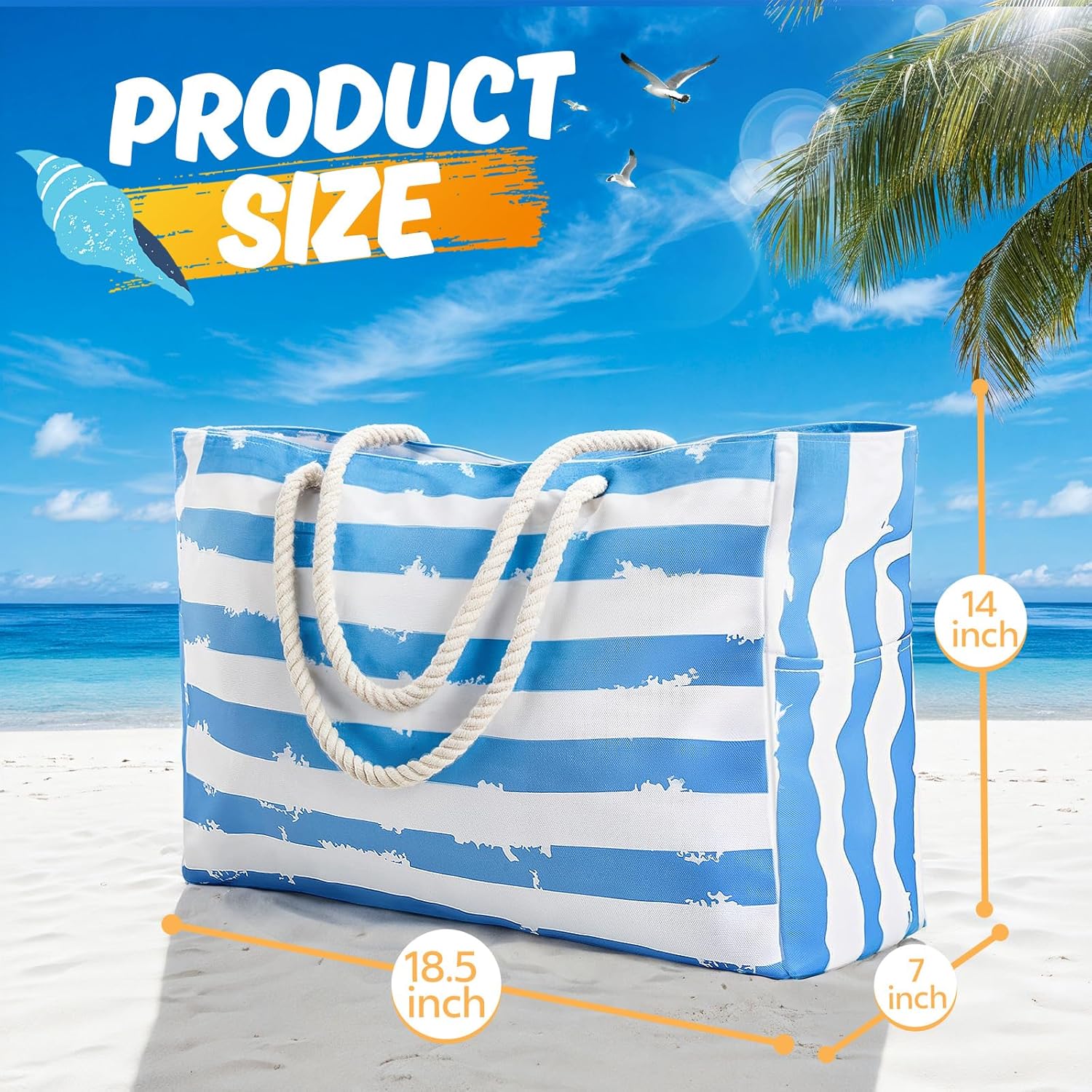 Large Beach Bag for Women & Me - огляд і ціна Tote Bag Beach
