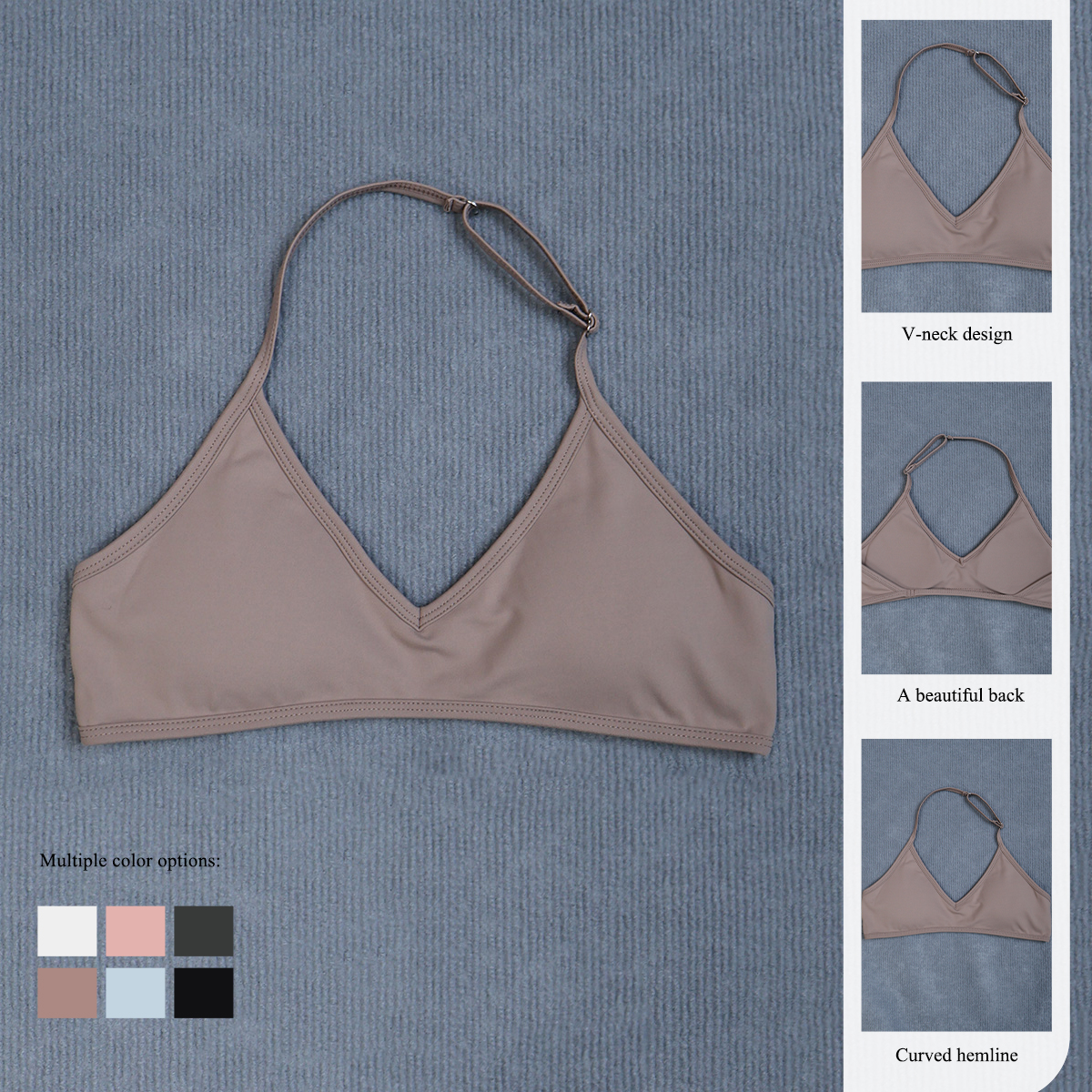 Women's Summer Halter Neck Pad - огляд і ціна Crop Top Crochet