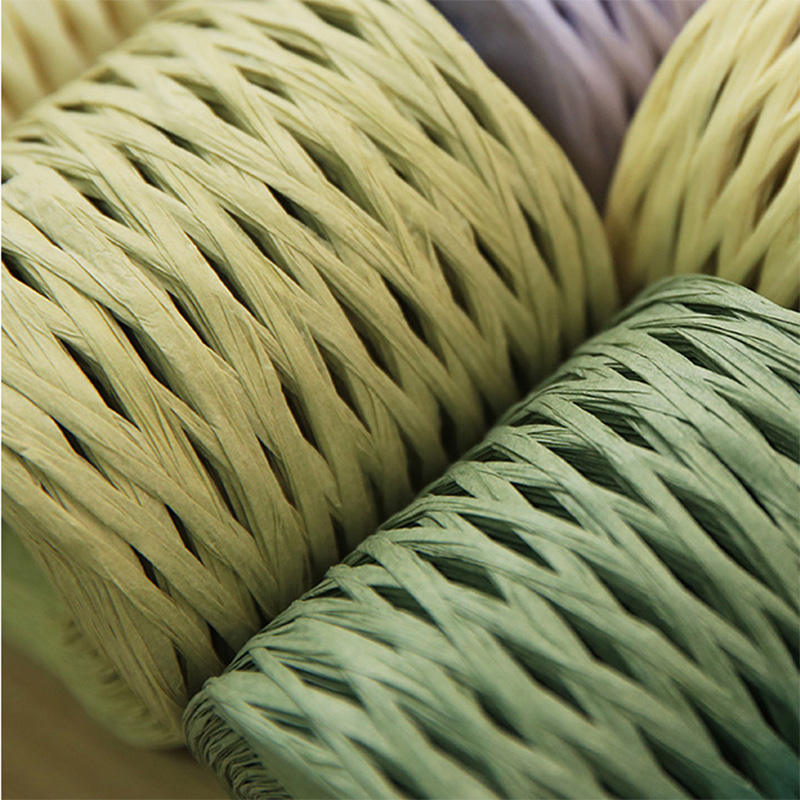 200m Natural Raffia Straw Yarn - огляд і ціна Crochet Bag Raffia