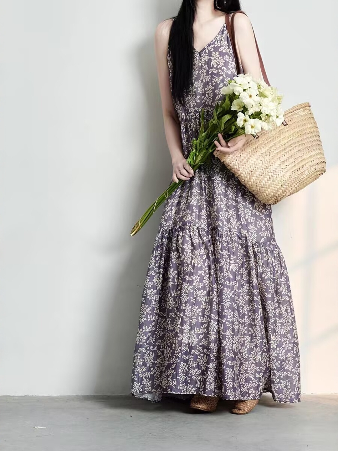Elegant Japanese Style plus Si - огляд і ціна Linen Dress Wrap