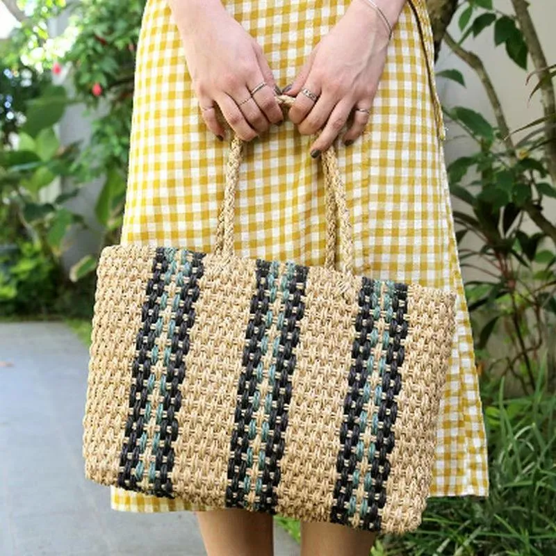 Straw Tote Bag Women One-Shoul - огляд і ціна Tote Bag Beach