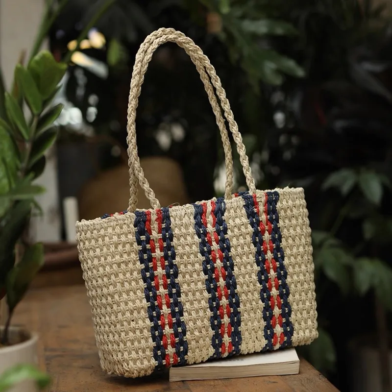 Straw Tote Bag Women One-Shoul - огляд і ціна Tote Bag Beach
