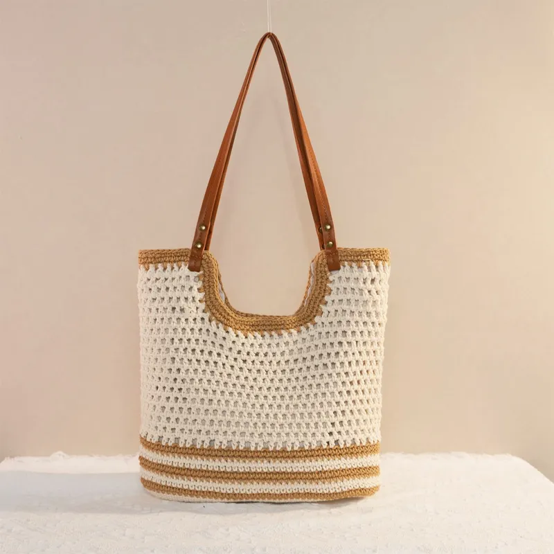 Women's large-capacity hand-wo - огляд і ціна Tote Bag Beach