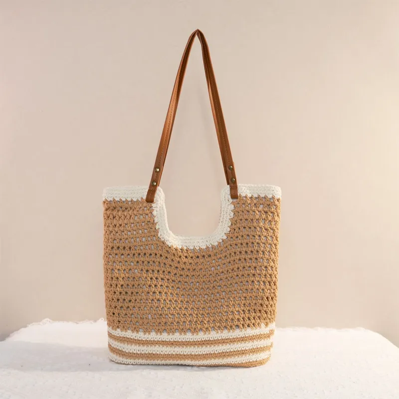 Women's large-capacity hand-wo - огляд і ціна Tote Bag Beach