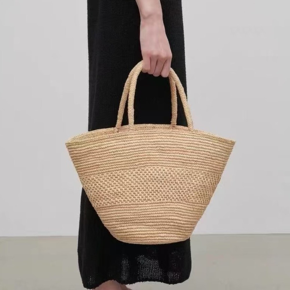 Large Capacity Raffia Straw Ba - огляд і ціна Crochet Bag Raffia