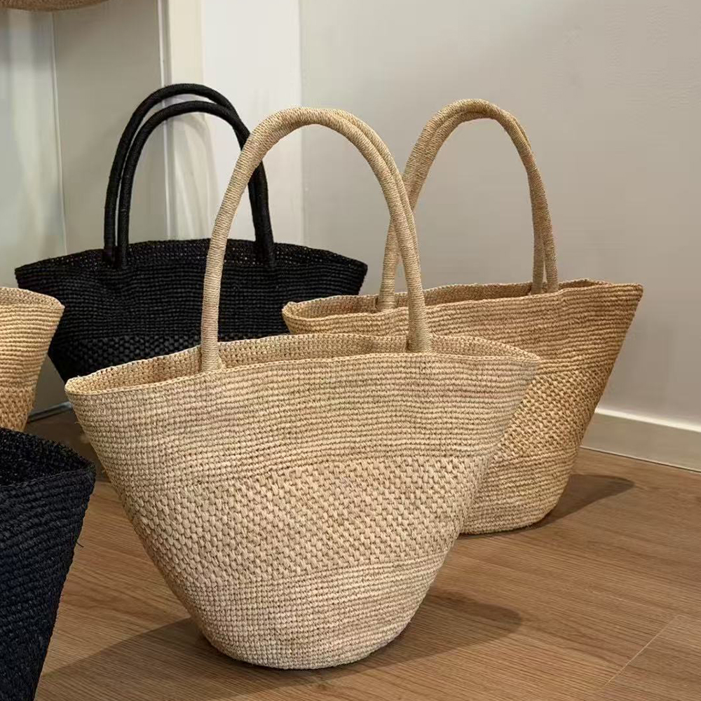 Large Capacity Raffia Straw Ba - огляд і ціна Crochet Bag Raffia