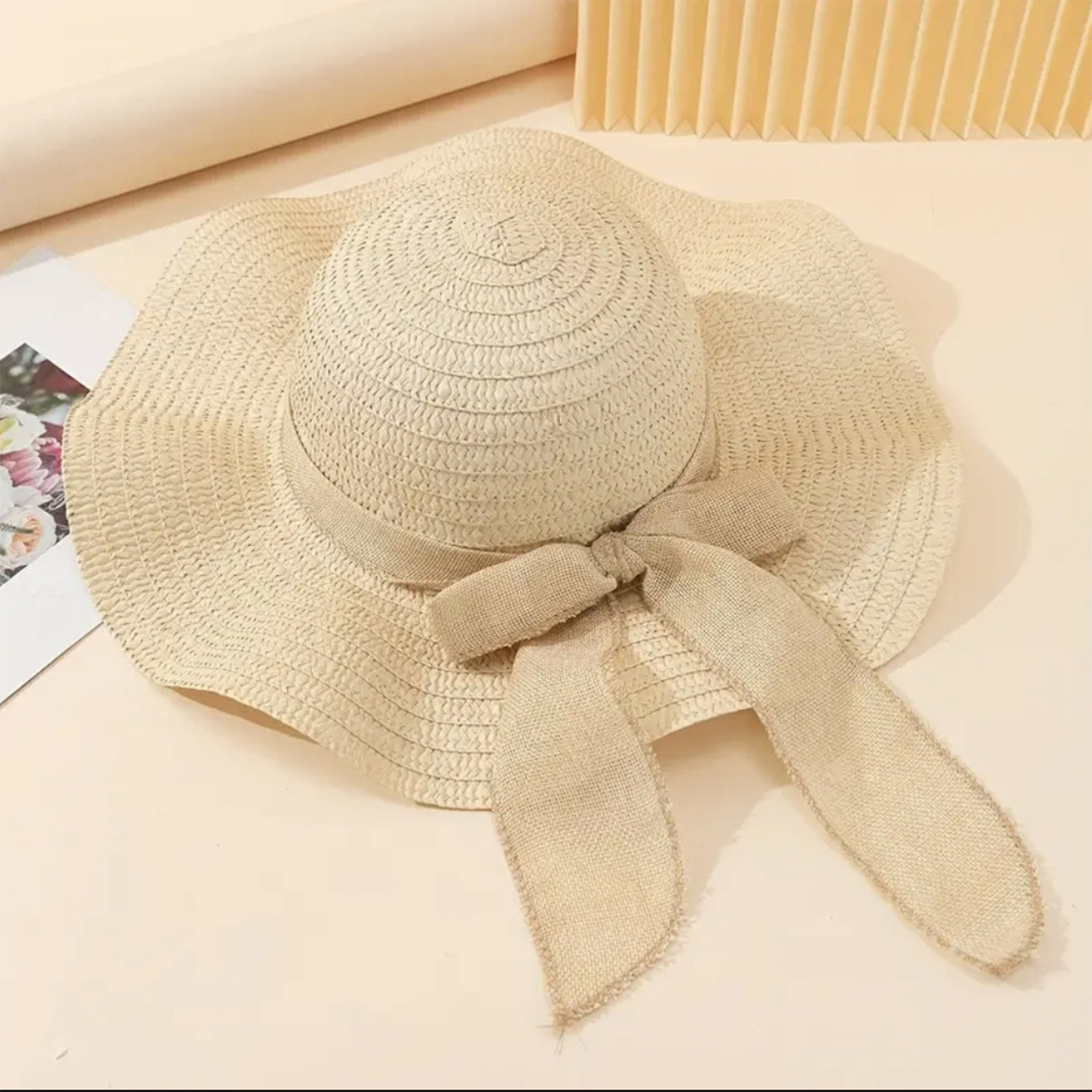 Women Bowknot Sun Hat Wide Bri - огляд і ціна Hat Floppy Wide