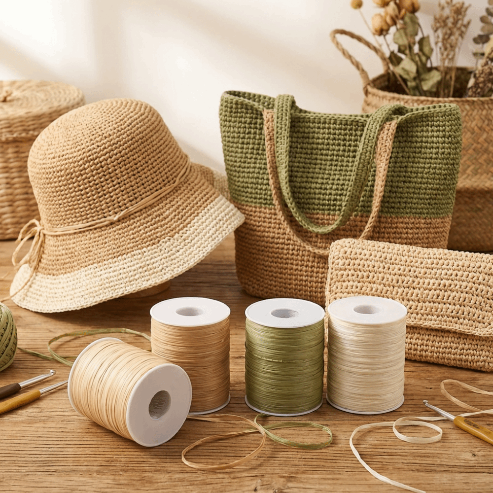 Premium Quality 120M Per Roll  - огляд і ціна Crochet Bag Raffia