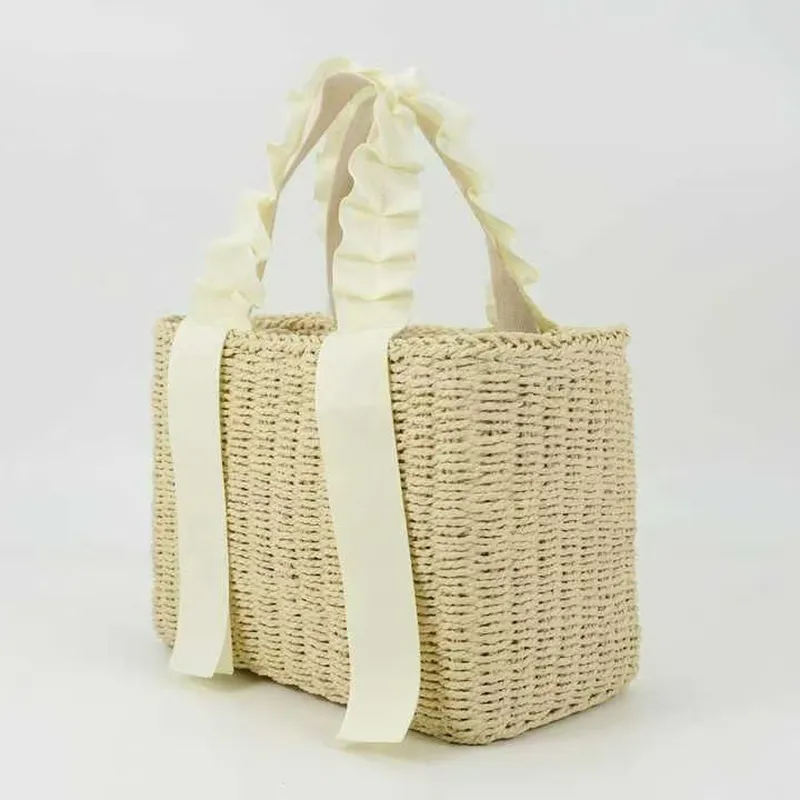 Straw Woven Handbag Summer Vac - огляд і ціна Tote Bag Beach