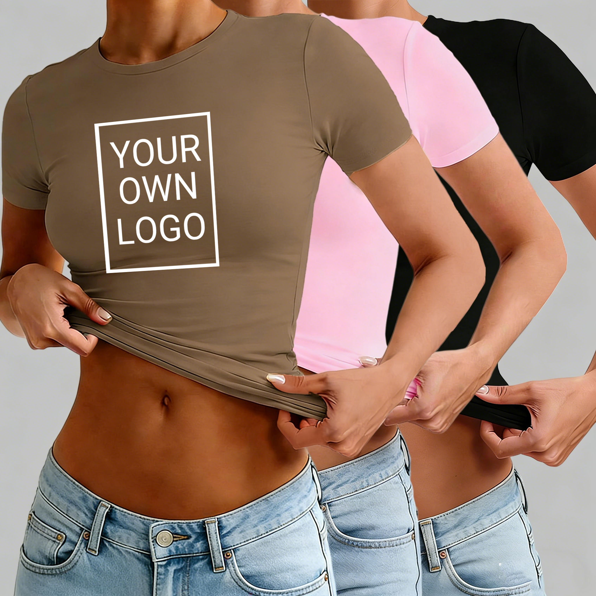 Customized Logo Pattern Womens - огляд і ціна Crop Top Crochet