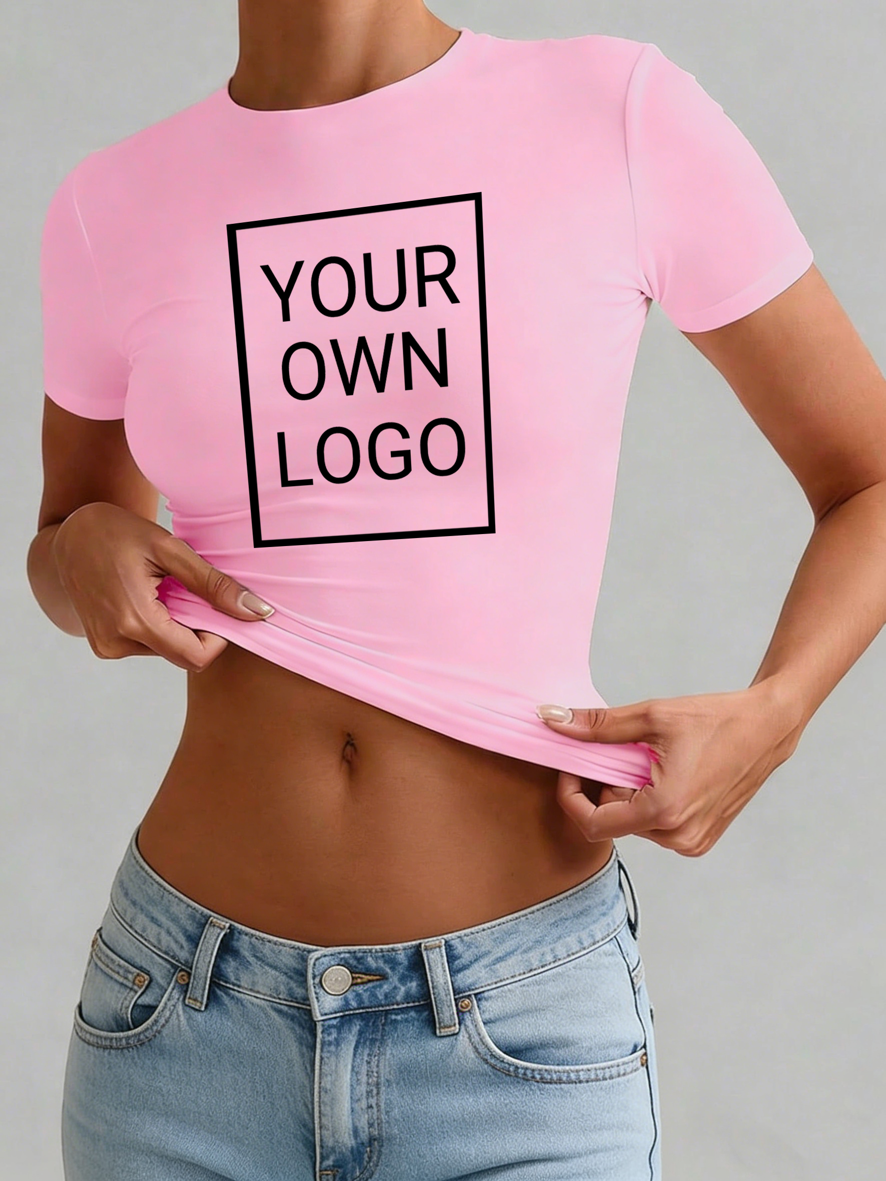 Customized Logo Pattern Womens - огляд і ціна Crop Top Crochet