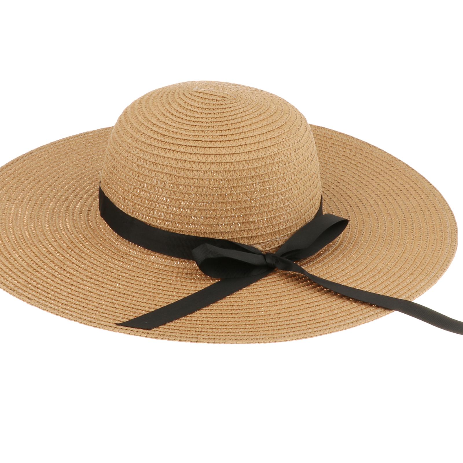 Women Wide Brim Straw Sun Hat  - огляд і ціна Hat Floppy Wide