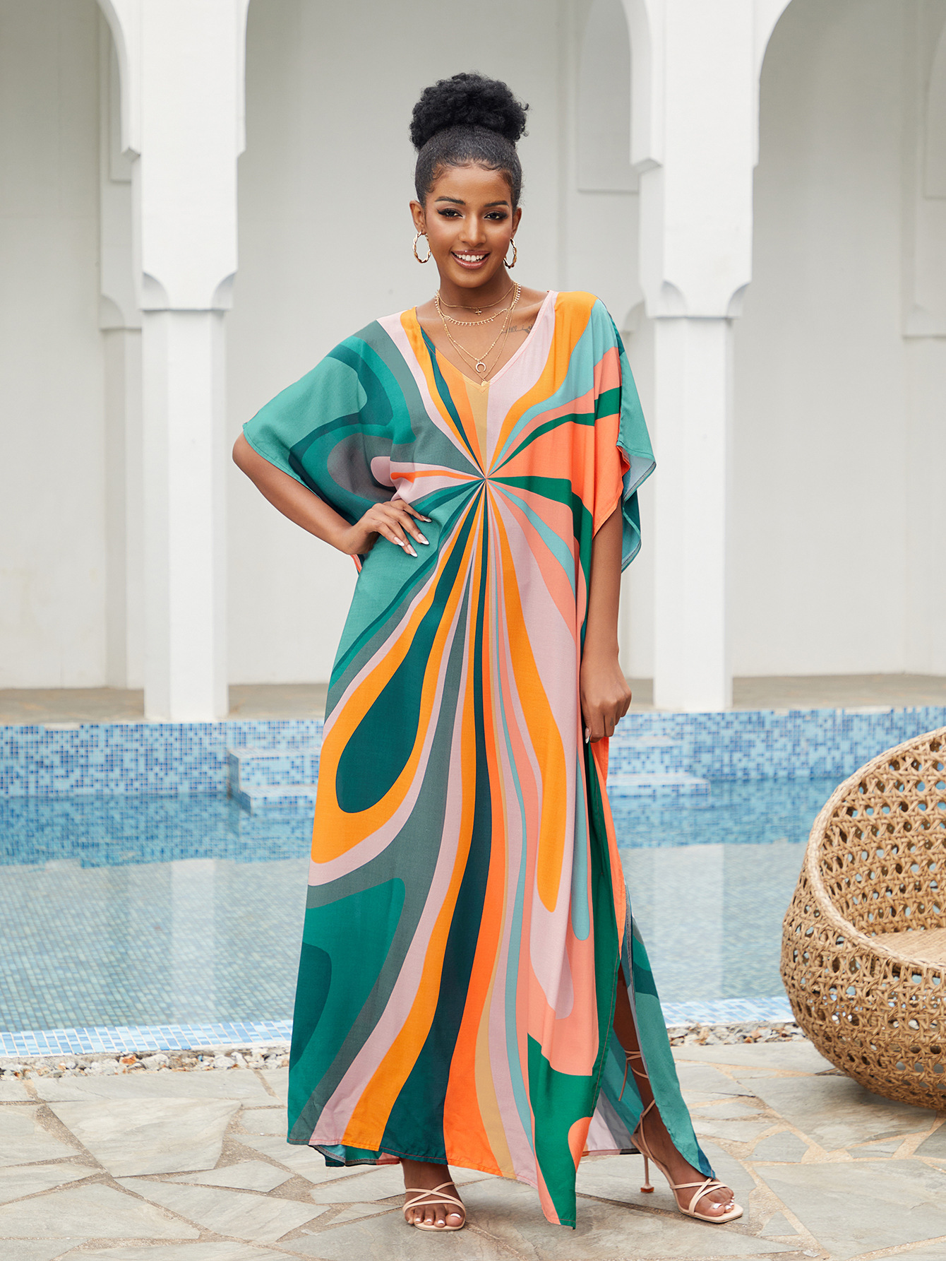 Women Beach Cover Up Loose Kaf - огляд і ціна Cover Up Kaftan