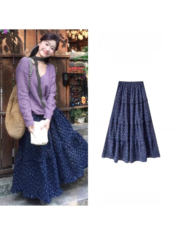Floral A-Line Midi Skirt Women - огляд і ціна Midi Skirt Floral