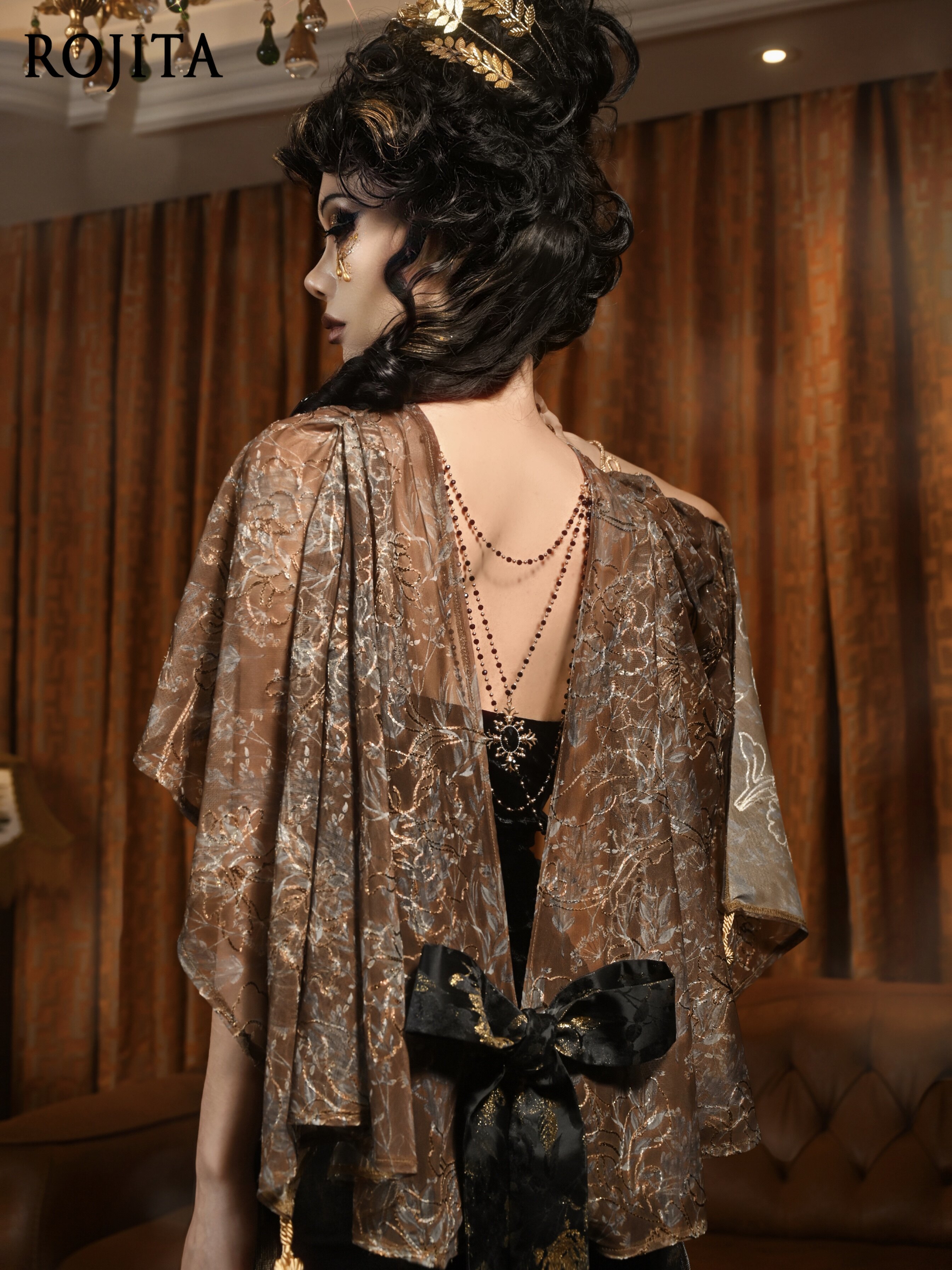 Brown Floral Sheer Kimono Cove - огляд і ціна Kimono Sheer Floral