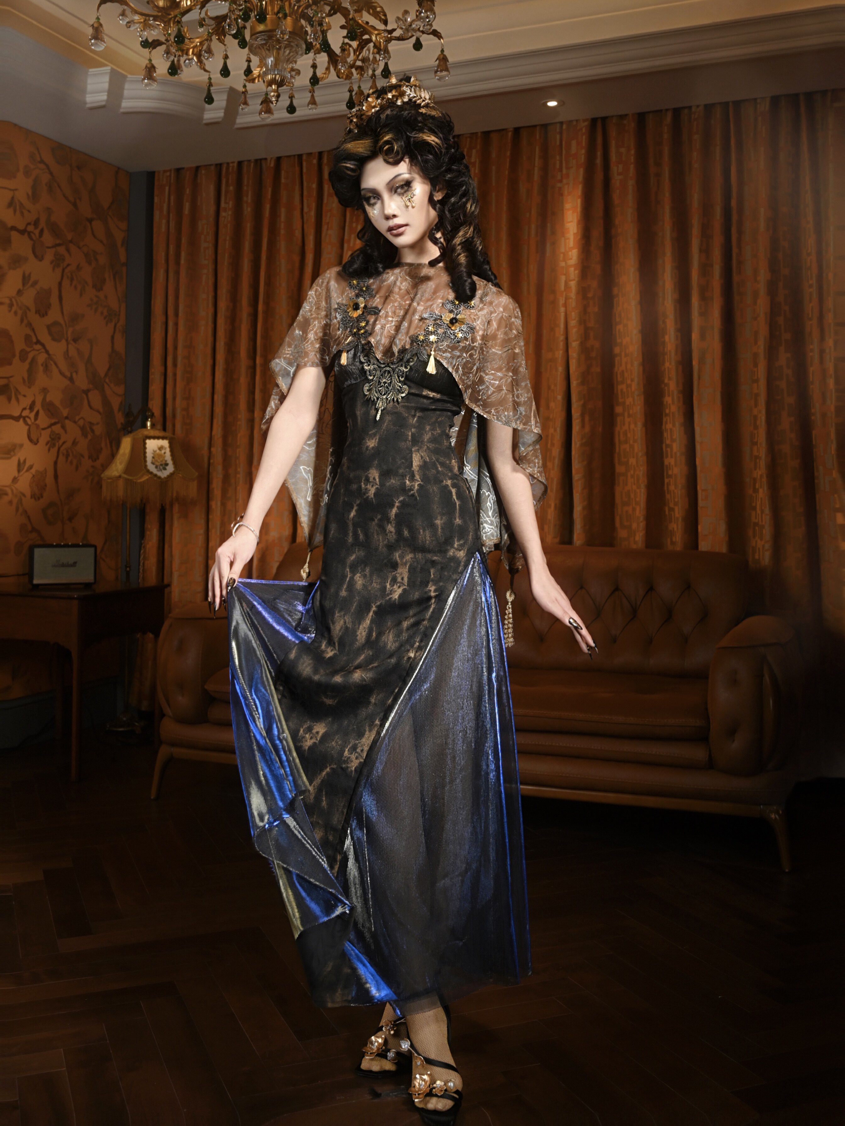 Brown Floral Sheer Kimono Cove - огляд і ціна Kimono Sheer Floral
