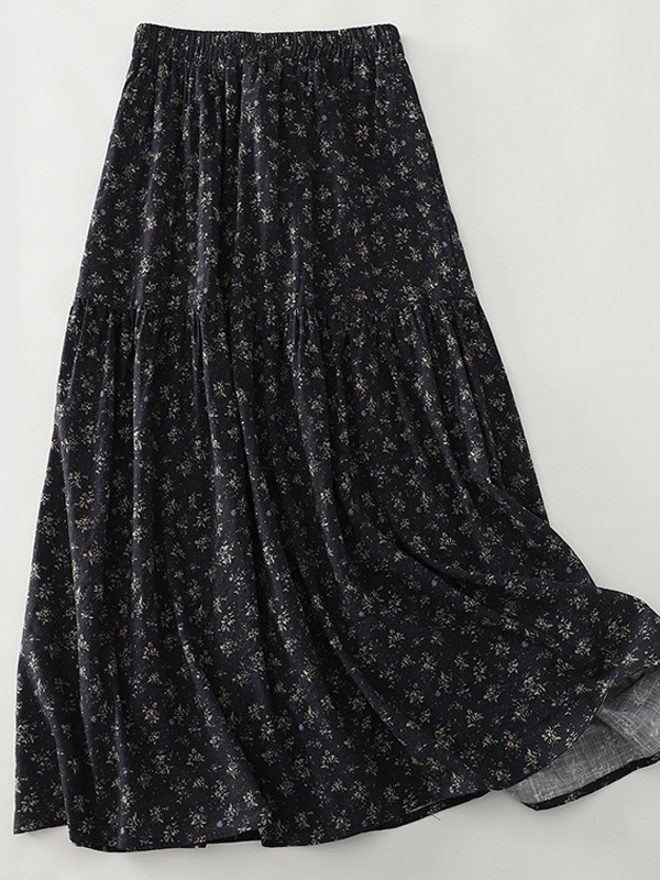 High Waist Floral Print Midi S - огляд і ціна Midi Skirt Floral
